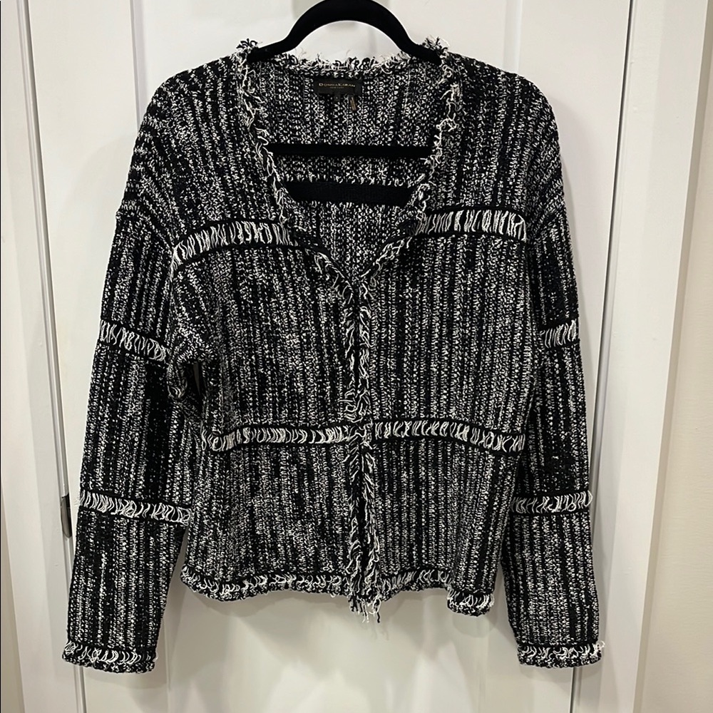 Donna Karan Black and White Jacket